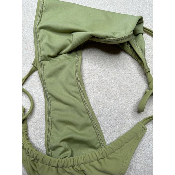Xhiliration: Olive Green Bikini Bottoms - Picture 3 of 9